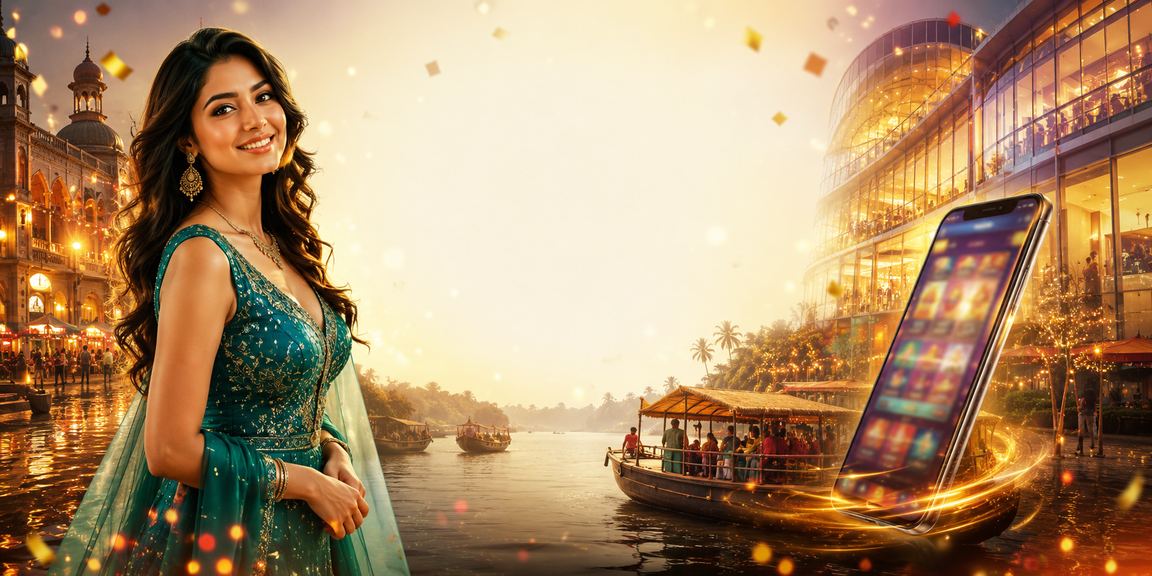 সুন্দরবনের নৈশ বাজারে মোবাইল ক্যাসিনো গেমস খেলা